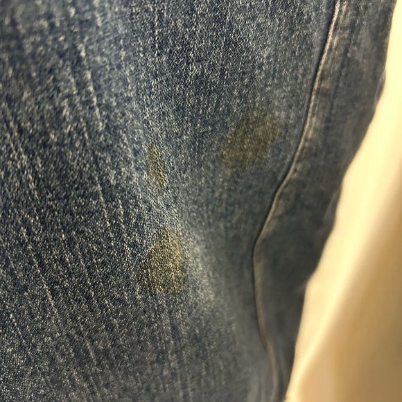 Wrangler Blue Denim Vest with Cream Sherpa Collar - Picture 5 of 5